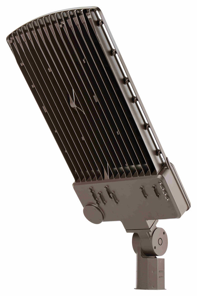 LED Parking Lot Area Light - Watt Selectable - 120/180/240/300W - Color Selectable 30K/40K/50K - 45000 Max Lumens - Slipfitter Mount