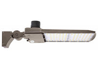 LED Parking Lot Area Light - Watt Selectable - 120/180/240/300W - Color Selectable 30K/40K/50K - 45000 Max Lumens - Wall Mount W/ Photocell W/ Motion Sensor