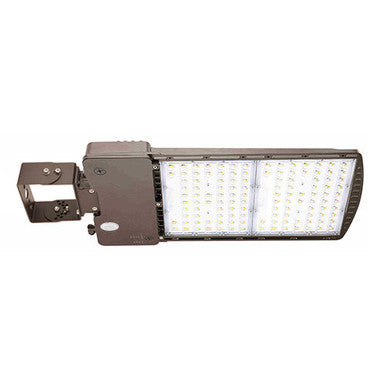 LED Parking Lot Area Light - Watt Selectable - 120/180/240/300W - Color Selectable 30K/40K/50K - 45000 Max Lumens - Yoke Mount W/ Motion Sensor