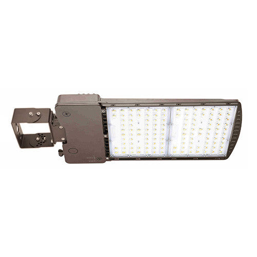 LED Parking Lot Area Light - Watt Selectable - 120/180/240/300W - Color Selectable 30K/40K/50K - 45000 Max Lumens - Yoke Mount