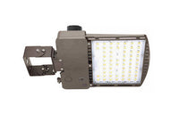 LED Parking Lot Area Light with Photocell - Watt Selectable - 140W/120W/90W/60W - Color Selectable 30K/40K/50K - 23000 Max Lumens - 480V - Slipfitter Mount - Bronze Finish