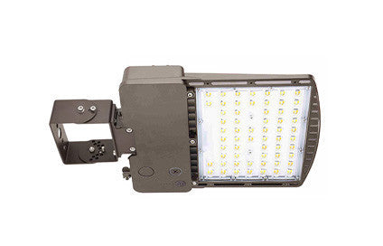 LED Parking Lot Area Light - Watt Selectable - 60/90/120/140W - Color Selectable 30K/40K/50K - 23000 Max Lumens - Yoke Mount