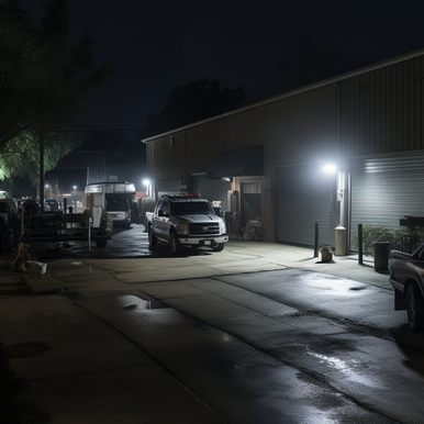 2-Head LED Security Motion Light with Photocell and PIR Sensor - 20 Watt - 1900 Max Lumens - 120V - Color Selectable 30K/40K/50K - Bronze
