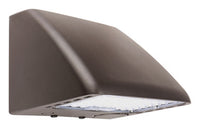 LED Full Cut Off Wall Pack - 10% Up 90% Down Light - Watt Selectable 40W/32W/24W - 5800 Max Lumens -Color Selectable 30K/40K/50K - 120-277V - Black Finish - With Photocell