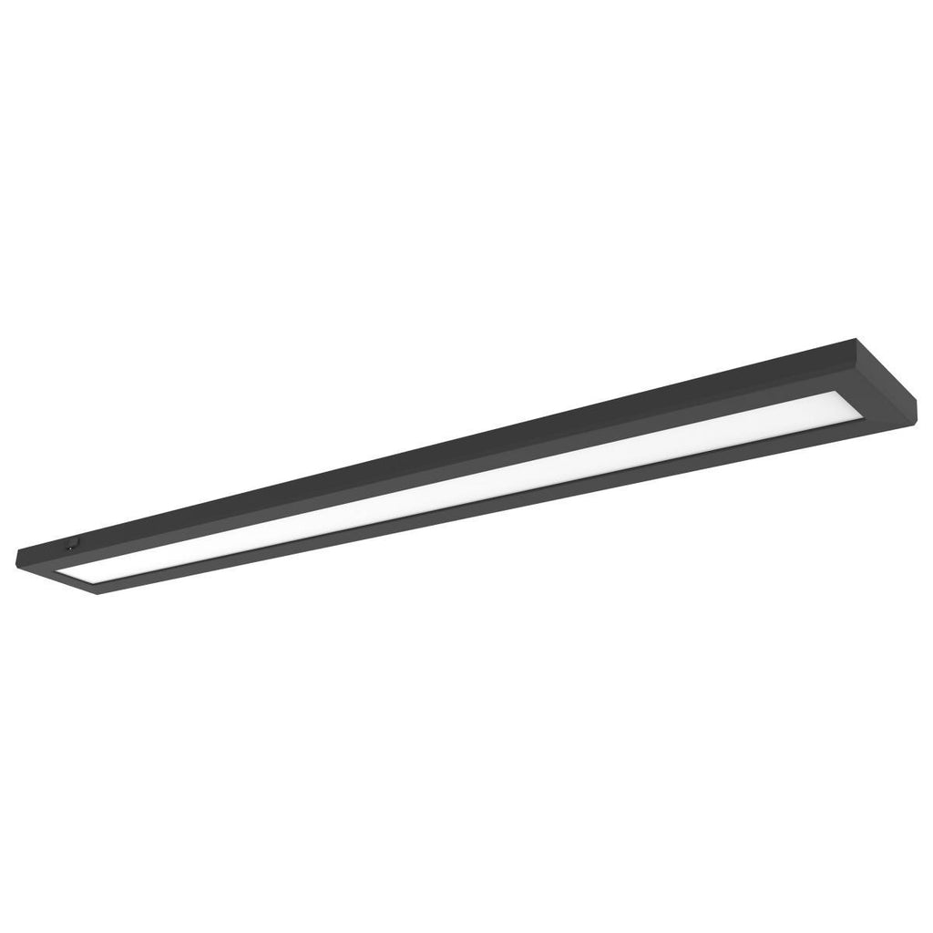 Blink Linear 5.5 in. x 48 in. LED Surface Mounted Ceiling Light - 42 Watt - 3100 Lumens - Color Temperature Selectable 27K/30K/35K/40K/50K - 120-277V - Dimmable - Black Finish