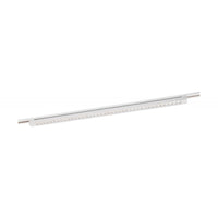 Light Bar Style LED Track Head Only  - 4 Foot - White Finish - 30 Degree Beam - 3840 Lumens - 3000K Soft White - 60 Watt - Dimmable - 3 Contact Halo Style