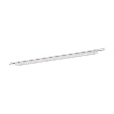 Light Bar Style LED Track Head Only  - 4 Foot - White Finish - 30 Degree Beam - 3840 Lumens - 3000K Soft White - 60 Watt - Dimmable - 3 Contact Halo Style