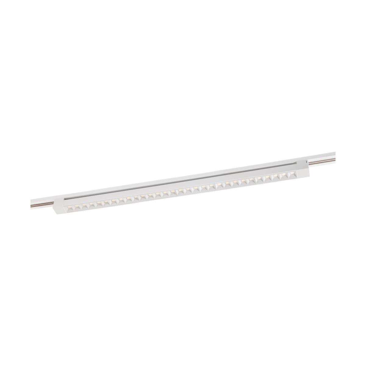 Light Bar Style LED Track Head Only  - 3 Foot - White Finish - 30 Degree Beam - 2880 Lumens - 3000K Soft White - 45 Watt - Dimmable - 3 Contact Halo Style