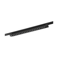 Light Bar Style LED Track Head Only  - 2 Foot - Black Finish - 30 Degree Beam - 1920 Lumens - 3000K Soft White - 30 Watt - Dimmable - 3 Contact Halo Style