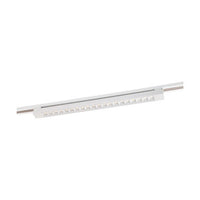 Light Bar Style LED Track Head Only  - 2 Foot - White Finish - 30 Degree Beam - 1920 Lumens - 3000K Soft White - 30 Watt - Dimmable - 3 Contact Halo Style