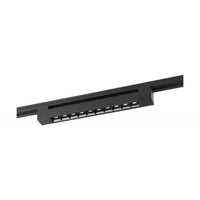 Light Bar Style LED Track Head Only  - 1 Foot - Black Finish - 30 Degree Beam - 960 Lumens - 3000K Soft White - 15 Watt - Dimmable - 3 Contact Halo Style