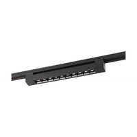 Light Bar Style LED Track Head Only  - 1 Foot - Black Finish - 30 Degree Beam - 960 Lumens - 3000K Soft White - 15 Watt - Dimmable - 3 Contact Halo Style