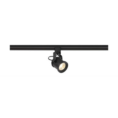 Forged Style LED Track Head Only  - Black Finish - 36 Degree Beam - 1020 Lumens - 3000K Soft White - 12 Watt - Dimmable - 3 Contact Halo Style