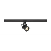 Forged Style LED Track Head Only  - Black Finish - 24 Degree Beam - 1020 Lumens - 3000K Soft White - 12 Watt - Dimmable - 3 Contact Halo Style