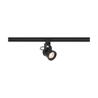 Forged Style LED Track Head Only  - Black Finish - 24 Degree Beam - 1020 Lumens - 3000K Soft White - 12 Watt - Dimmable - 3 Contact Halo Style