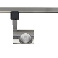Pipe Style LED Track Head Only  - Brushed Nickel - 24 Degree Beam - 1020 Lumens - 3000K Soft White - 12 Watt - Dimmable - 3 Contact Halo Style