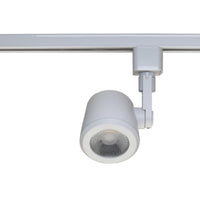 Taper Back Style LED Track Head Only  - White Finish - 36 Degree Beam - 1020 Lumens - 3000K Soft White - 12 Watt - Dimmable - 3 Contact Halo Style