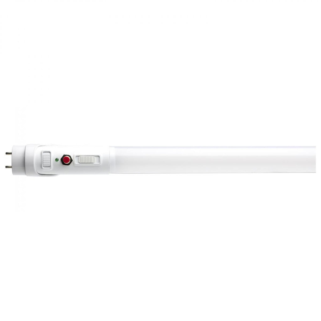 LED T8 Linear Retrofit Bulb With Emergency Battery Backup - 4 Foot - 17Watt - 2200 Lumens - 35K/40K/50K  - Ballast Bypass Only