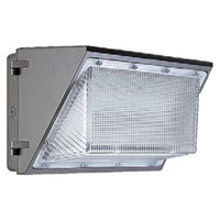 LED Wallpack - 30 Watt - 3500 Lumens - 4000K Cool White - 120-277V - Bronze Finish - Emergency Battery Backup