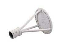 LED Post Light - Selectable 75/100/150 Watt - 9750-19500 Lumens - Color Selectable 30K/50K - 120-277V - White - Fits Up to 3 Inch Pole Top