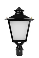 LED Decorative Post Light - 60 Watt - 7200 Lumens - Color Selectable 30K/40K/50K - 120-277V - Black - Fits Up to 3 Inch Pole Top