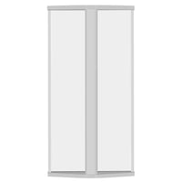 LED Commercial Wall Sconce - 12in.X10in. - Multi Watt Max 20/15/10W - Max Lumens 1700 - Color Selectable 30K/35K/40K - Wall Mount - 120-277V - White Finish - With Emergency Battery Back-Up