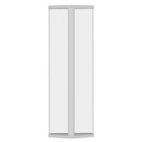 LED Commercial Wall Sconce - 48in.X10in. - Multi Watt Max 40/30/20W - Max Lumens 3400 - Color Selectable 30K/35K/40K - Wall or Suspension Mount - 120-277V - White Finish