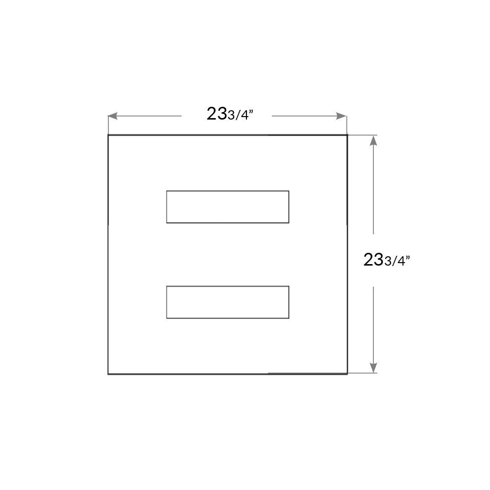 2X2 LED Drop In T-Bar Light - With Emergency Battery Back-Up - 20W - 120-277V -  Color Temperature Selectable 30K/35K/40K/50K - Frosted Lens - Dimmable - White Finish