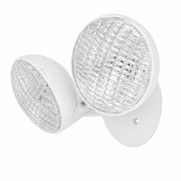 Dual-Lite SRHDW1207 12V, 7.2W Incandescent Standard Remote Lighting Head, Double Heads, White Finish