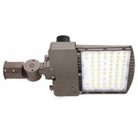 LED Parking Lot Area Light - Watt Selectable - 60/90/120/140W - Color Selectable 30K/40K/50K - 23000 Max Lumens - Slipfitter Mount W/ Photocell W/ Motion Sensor