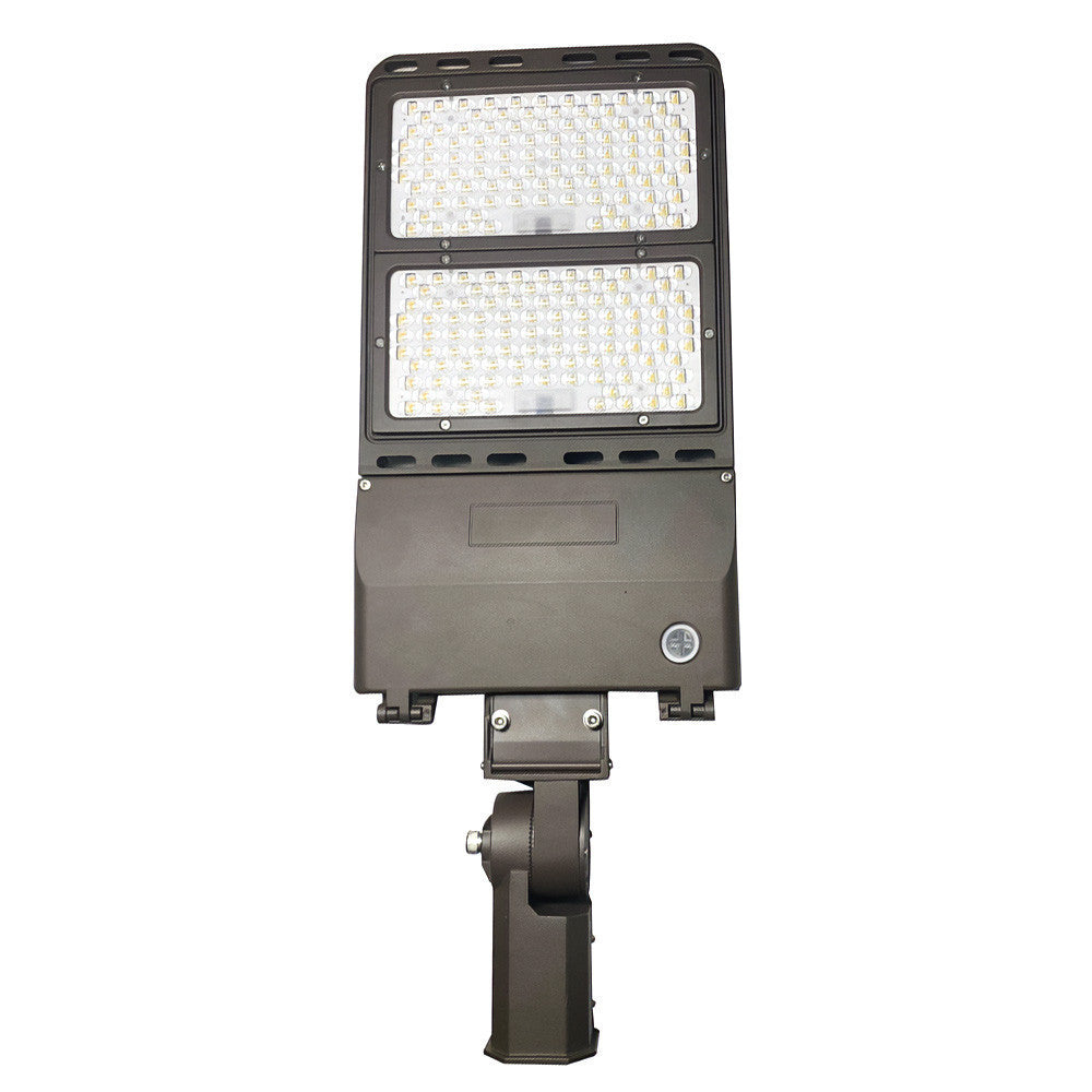 LED Outdoor Flood Light - Selectable 200/250/300 Watt - Arm Mount - 31800-41500 Lumens - Color Selectable 30K/40K/50K - 120-277V - Bronze Finish