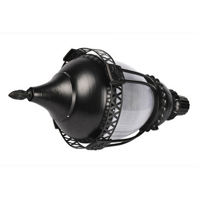 LED Designer Post Light - Large - Selectable 100/80/60 Watt - 13000 Max Lumens - Color Selectable 30K/40K/50K - 120-277V - Black - Fits Up to 3 Inch Pole Top