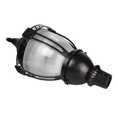 LED Designer Post Light - Large - Selectable 100/80/60 Watt - 13000 Max Lumens - Color Selectable 30K/40K/50K - 120-277V - Black - Fits Up to 3 Inch Pole Top