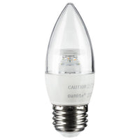 60 Watt LED Chandelier Bulb - 7 Watt Dimmable, Replaces 60 Watt, 2700K, Medium Regular Base