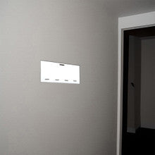 Mini Emergency Battery Back-Up Inverter - Max Load 110W 120V Only - Surface Mount - Adjustable Output/Dimmer Bypass - White Finish