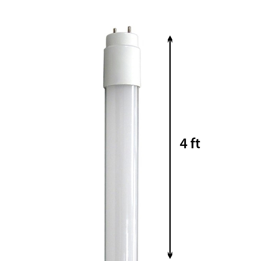 LED T8 Linear Retrofit Bulb - 4 Foot - 9.5 Watt - 1650 Lumens - 3500K Neutral White - Electronic T8 Ballast Compatible Only