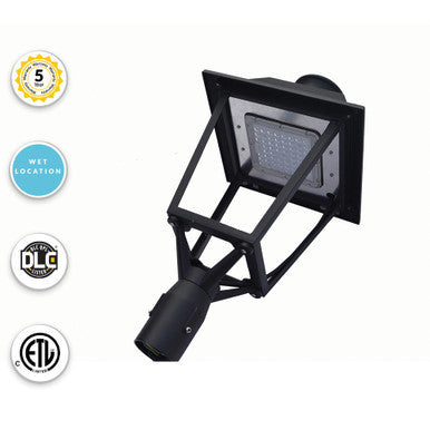 LED Decorative Post Lights - Traditional Style Pole Fixtures - 120-277V - Choose Your Wattage and Option For A Photocell