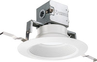 Lithonia Lighting® 6-inch round adjustable OneUp? is a quick and easy-to-install direct-wire downlight that features a unique canless design. This product takes one-third less time to install versus a - 6JBK RD 30K 90CRI MW M6