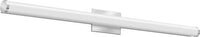 Contemporary Cylinder Vanity with Switchable White, 4FT Nominal, 120-277V, Selectable Color Temperature, 90 CRI, Chrome
