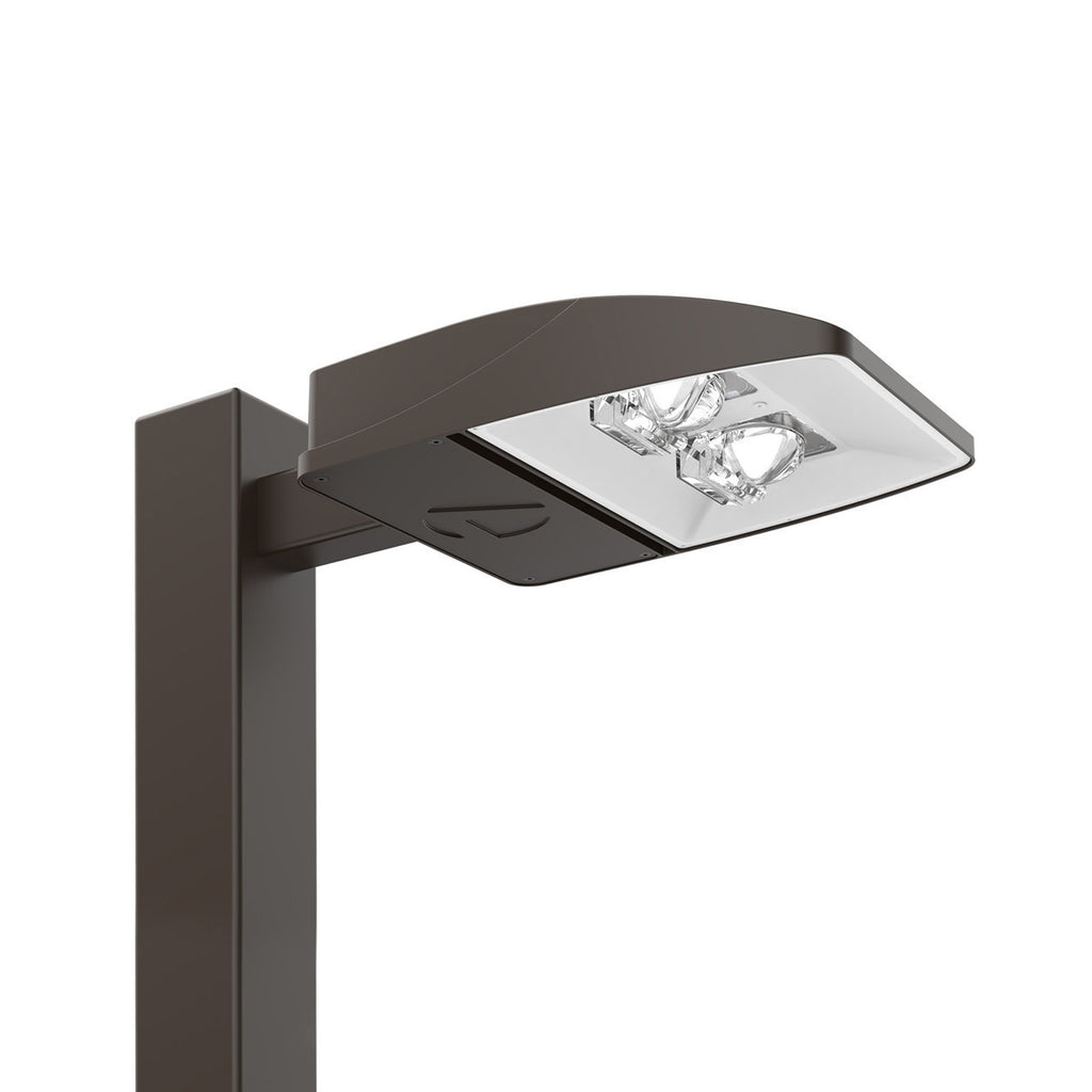 EAX LED Area Size 2,Adjustable light output,Switchable CCT- 3000K, 4000K, and 5000K,Switchable optics,120-347V,Universal round square pole tenon mount,NEMA twist-lock receptacle only,Dark bronze finish