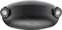 Twin Head LED Emergency Light, 120-347V, Lithium Iron Phosphate Battery, Self-Diagnostic & Remote Test, Black Finish - ELM2L B UVOLT LTP SDRT M12