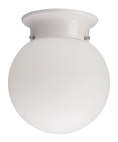 Globe (1) 13W GU24 in White, White Finish