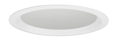 Matte White Open Narrow Flange, Torsion Spring