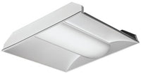 LED 2x2 Volumetric Architectural Fixture, Nominal 3300 lumens, Acrylic diffuser, linear prismatic lens, eldoLED dimming 1pct, 80+ CRI, 3500K, nLight with 80pct (L80) lumen management, SKU - 224YU3 - 2VTL2 33L ADP EZ1 LP835 N80 G1