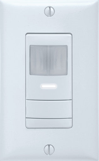 Wall switch decorator sensor with convertible neutral/no neutral wiring, Dual Technology, Light Almond, SKU - 219R7J - WSX PDT AL