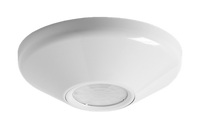 Low Voltage Ceiling Mount Sensor, PhotoControl w/ Auto Dimming 0-10V Output Provided by Other Device(s), Rear RJ-45 Ports