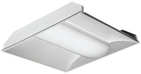 LED 2x2 Volumetric Architectural Fixture, Nominal 4000 lumens, Acrylic diffuser, linear prismatic lens, eldoLED dimming 1pct, 80+ CRI, 4000K, nLight with 100pct (L100) lumen management, SKU - 224VU3 - 2VTL2 40L ADP EZ1 LP840 N100 G1