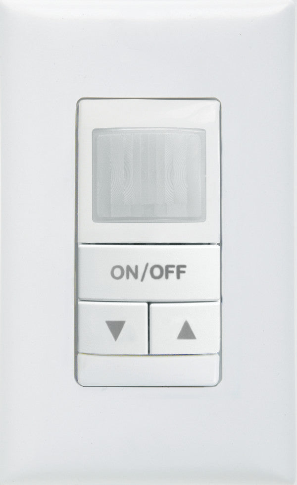 Wall Switch Sensor, Low Voltage, Raise/Lower Dimming, Ivory