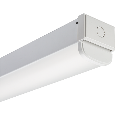 Lithonia Commercial Linear Strip, 48 Inches Long, 5000 Lumen, 5000K, 120-277V with Round DifFuse Lens - Model CLX L48 5000LM SEF RDL MVolt GZ10 50K 80 CRI WH