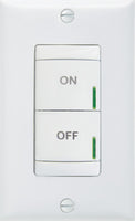 Networked wireless, battery powered wall switch for nLight Air, White, Generation Two, SKU - 263JEF - RPODB WH G2